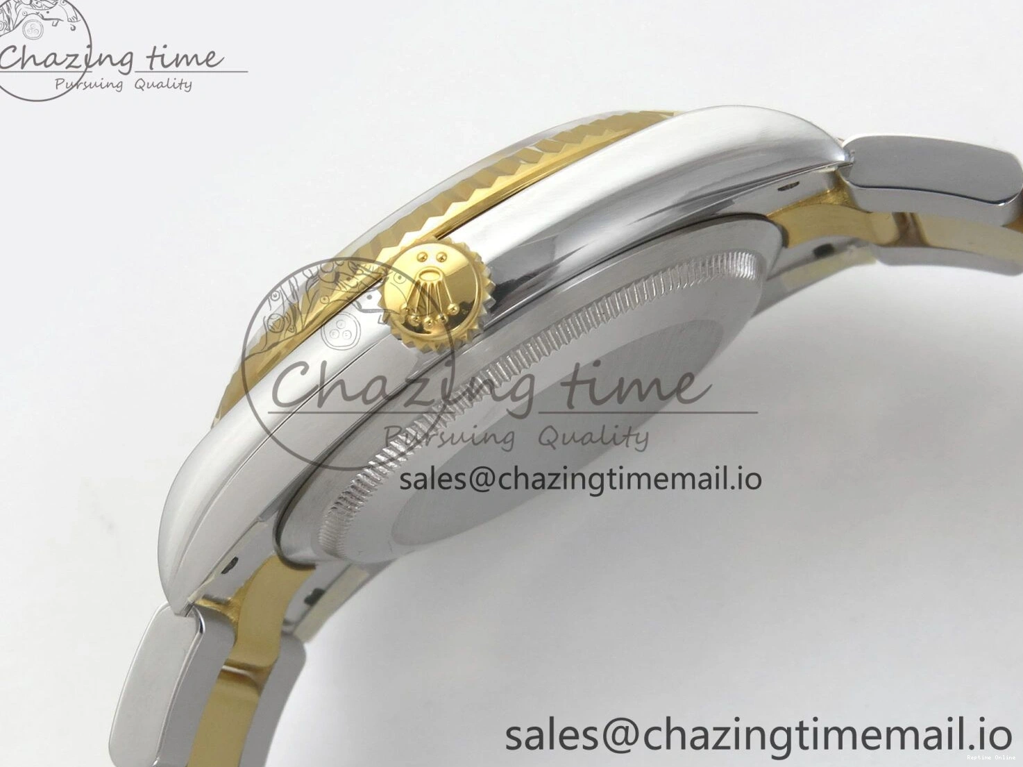 0101 TravelReady DateJust 36 SS YG ARF 1:1 Best Edition 904L Steel White Dial YG Roman on Oyster Bracelet SH 99